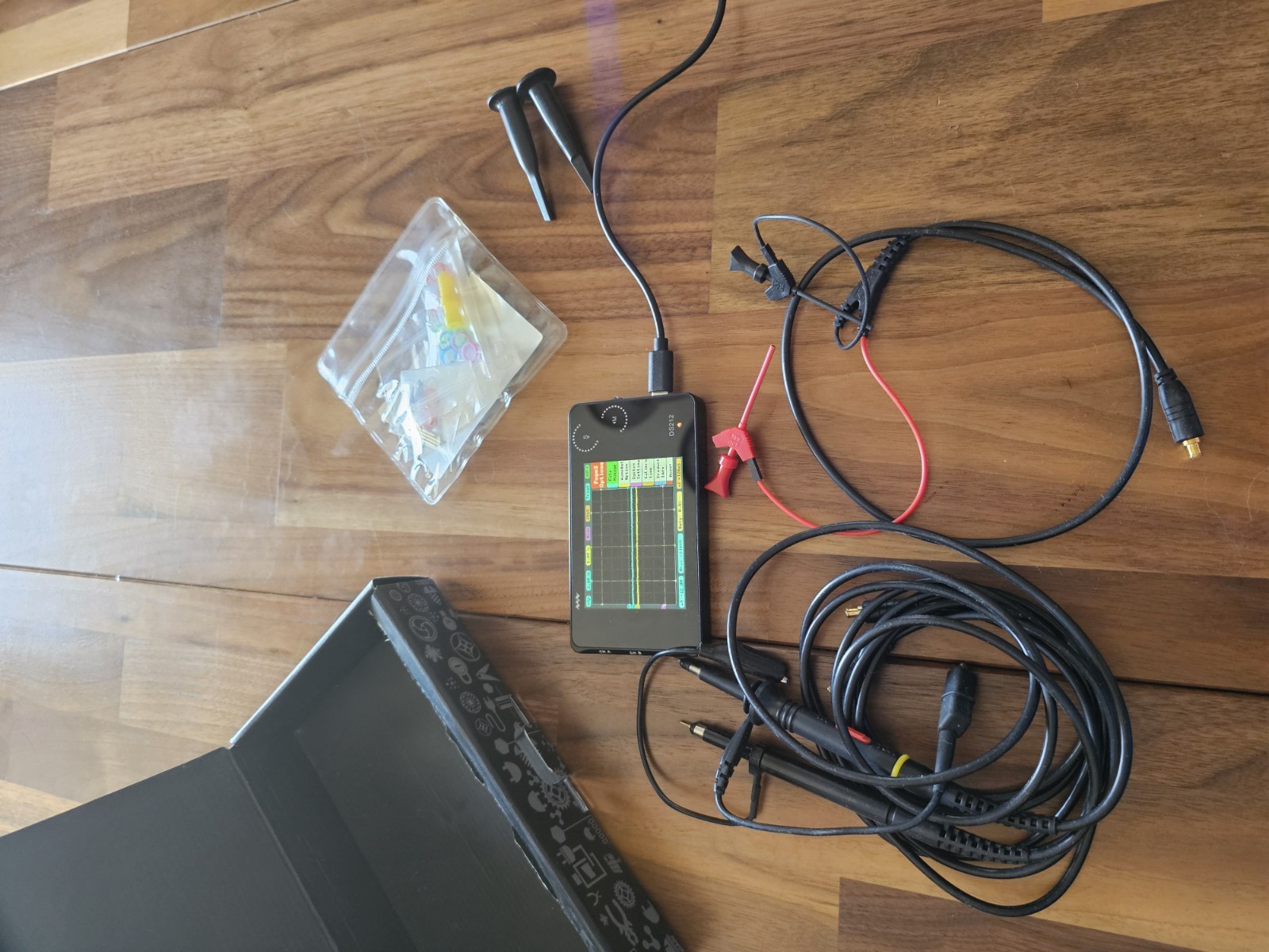 Miniware DS212 dual-channel Pocket Size Portable Handheld Mini Oscilloscope