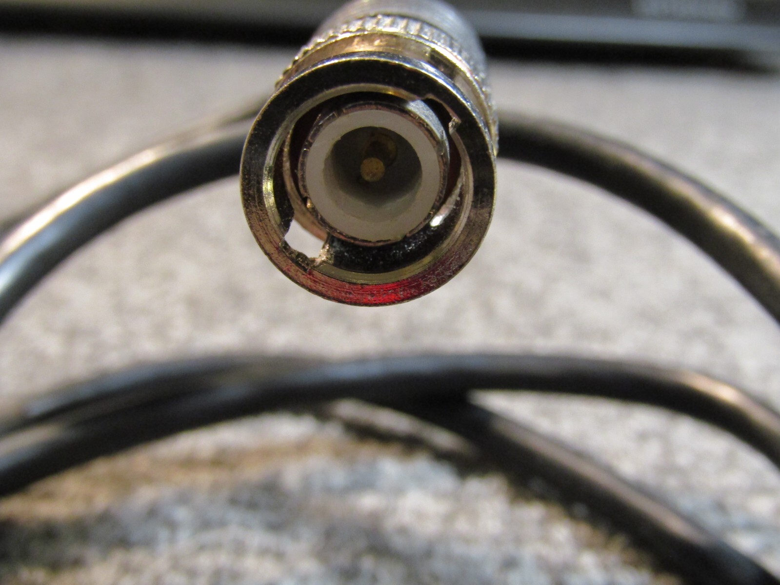 Unbranded Test Prod with BNC connector & Small Alligator Clips ~ 3 Feet Long ~ B