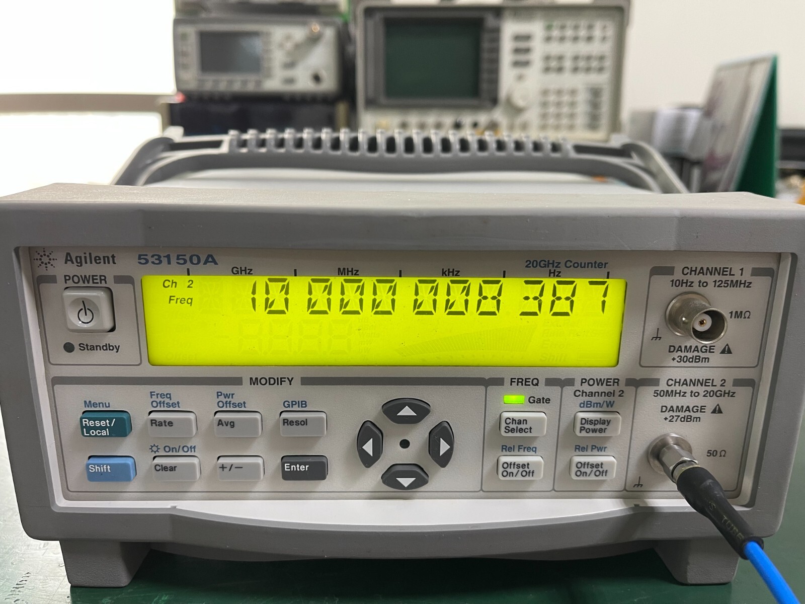 Agilent Keysight 53150A 10Hz-20GHz CW Microwave Frequency Counter _1096