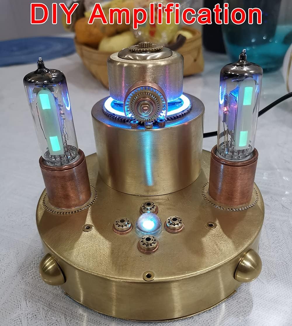 1Set Dual Way Magic Eye 6E2 Tube Audio Level Indicator Module VU Meter Music Spe