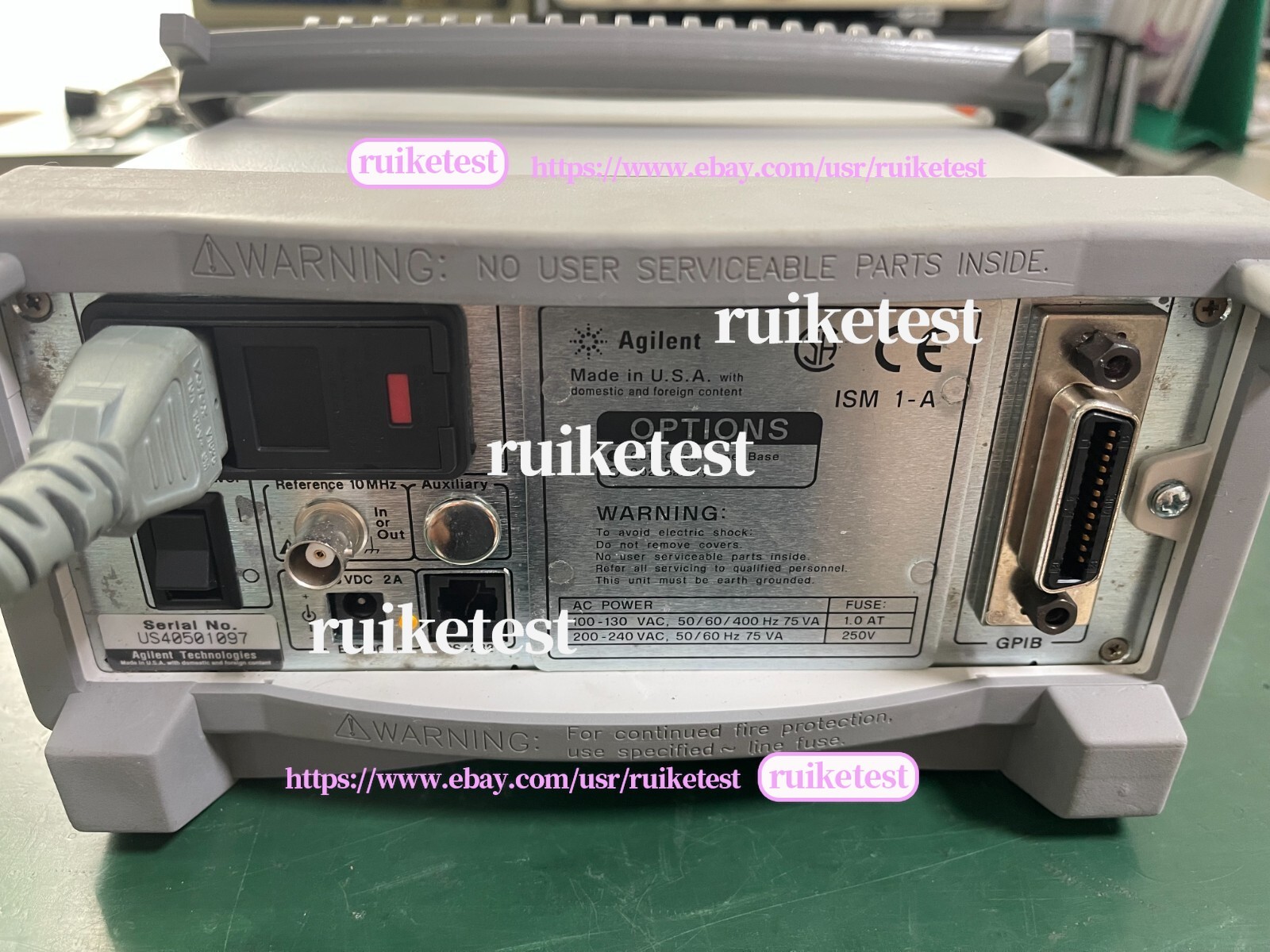 Agilent Keysight 53150A 10Hz-20GHz CW Microwave Frequency Counter _1097