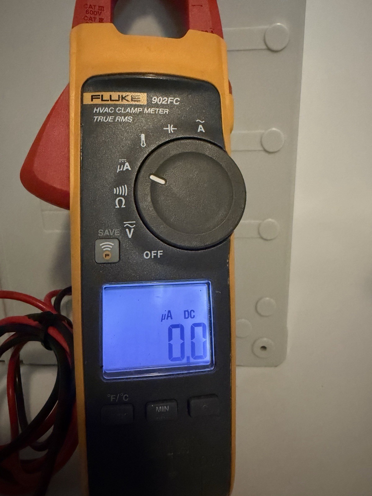 Fluke 902FC True RMS HVAC Clamp Meter TESTED As-Is No Temp Probe Free Shipping