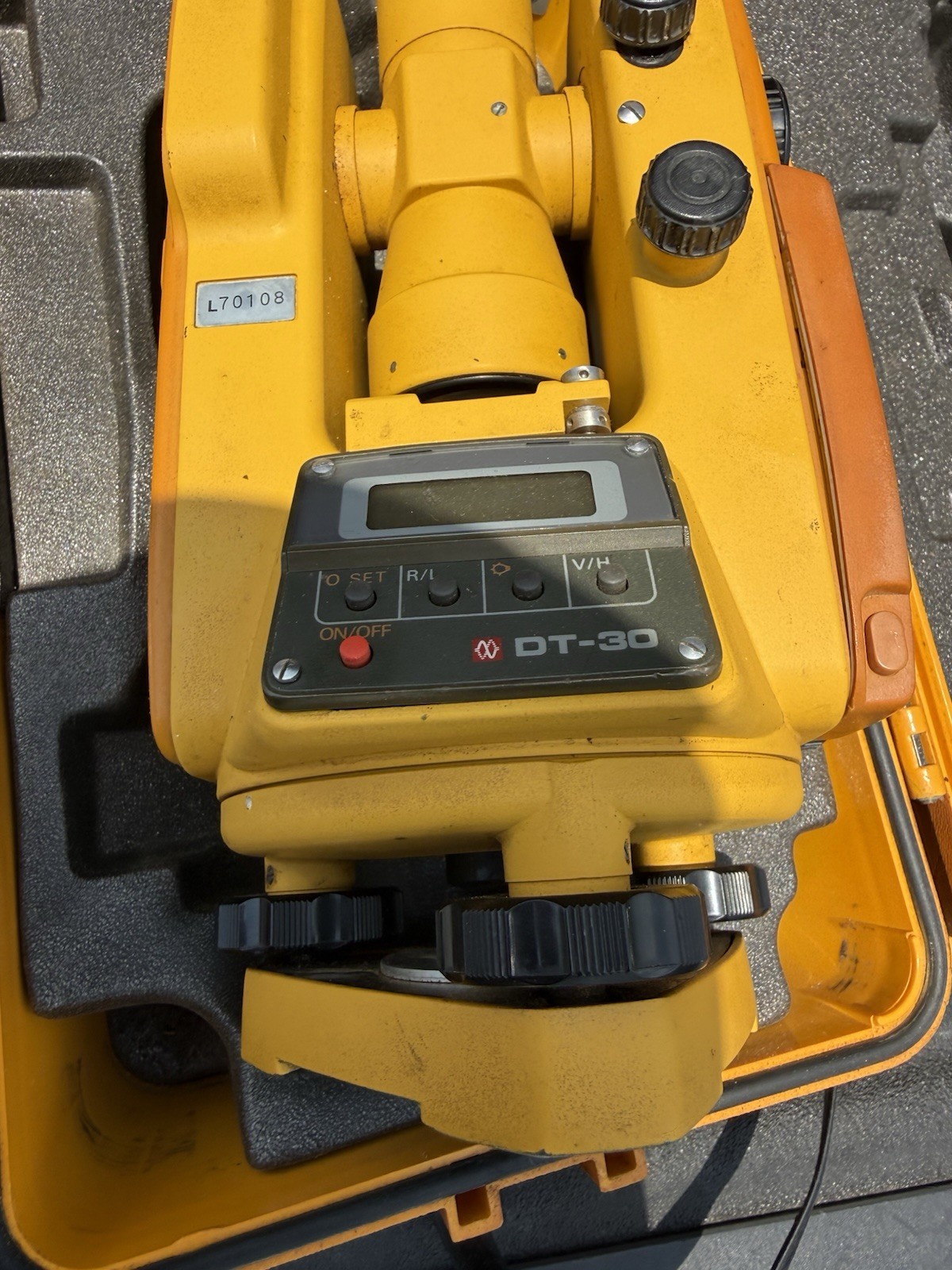 Topcon DT-30 Digital Surveyor Transom with Case Read Untested