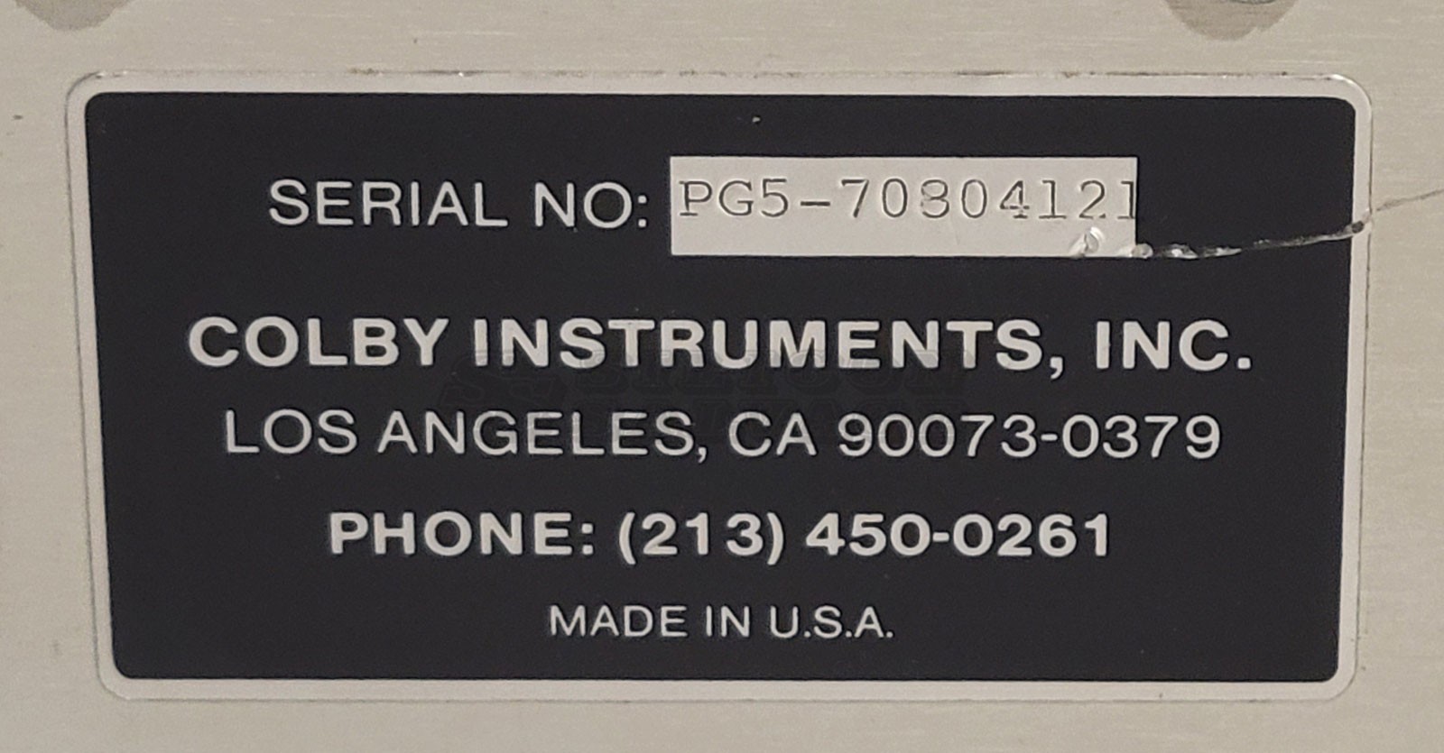 Colby Instruments PG 5000A 5GHz Dual-Output Pulse Generator