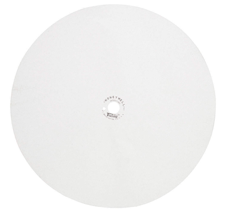 Honeywell Circular Thermal Chart Paper, 12 In., No Range, Pk100 | 30755317-001