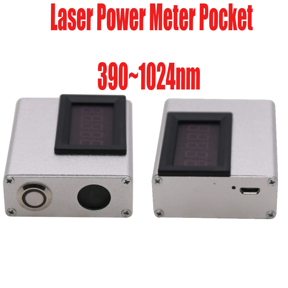 Laser Power Meter Mini Pocket Size Measuring Wavelength 390nm-1024nm