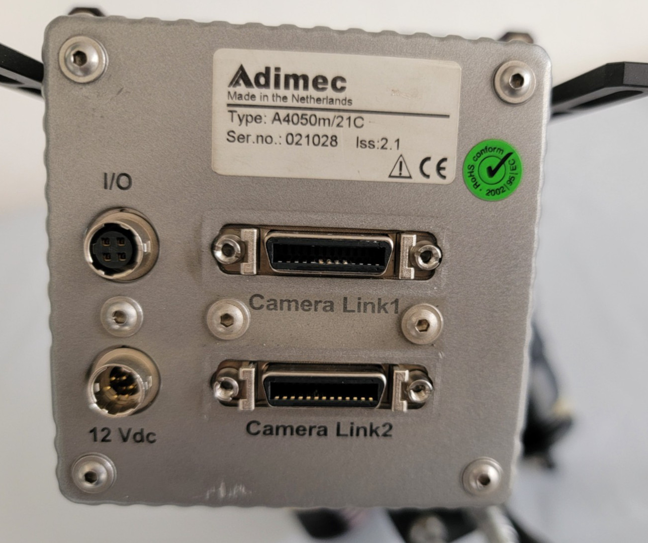 Adimec A4050m/21С Industrial Camera Inspection + camera lens 23.5um-7.0