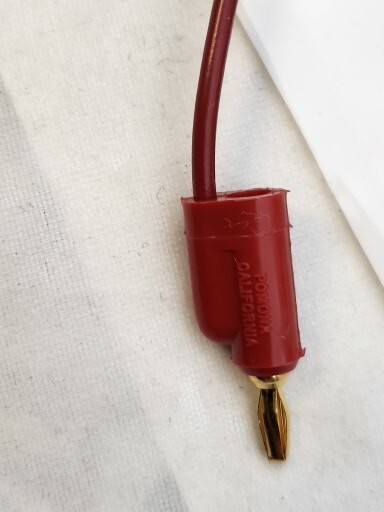 Pomona 1081-36-2 Miniature Banana Plug, Red, 36 In. PATCH CORD