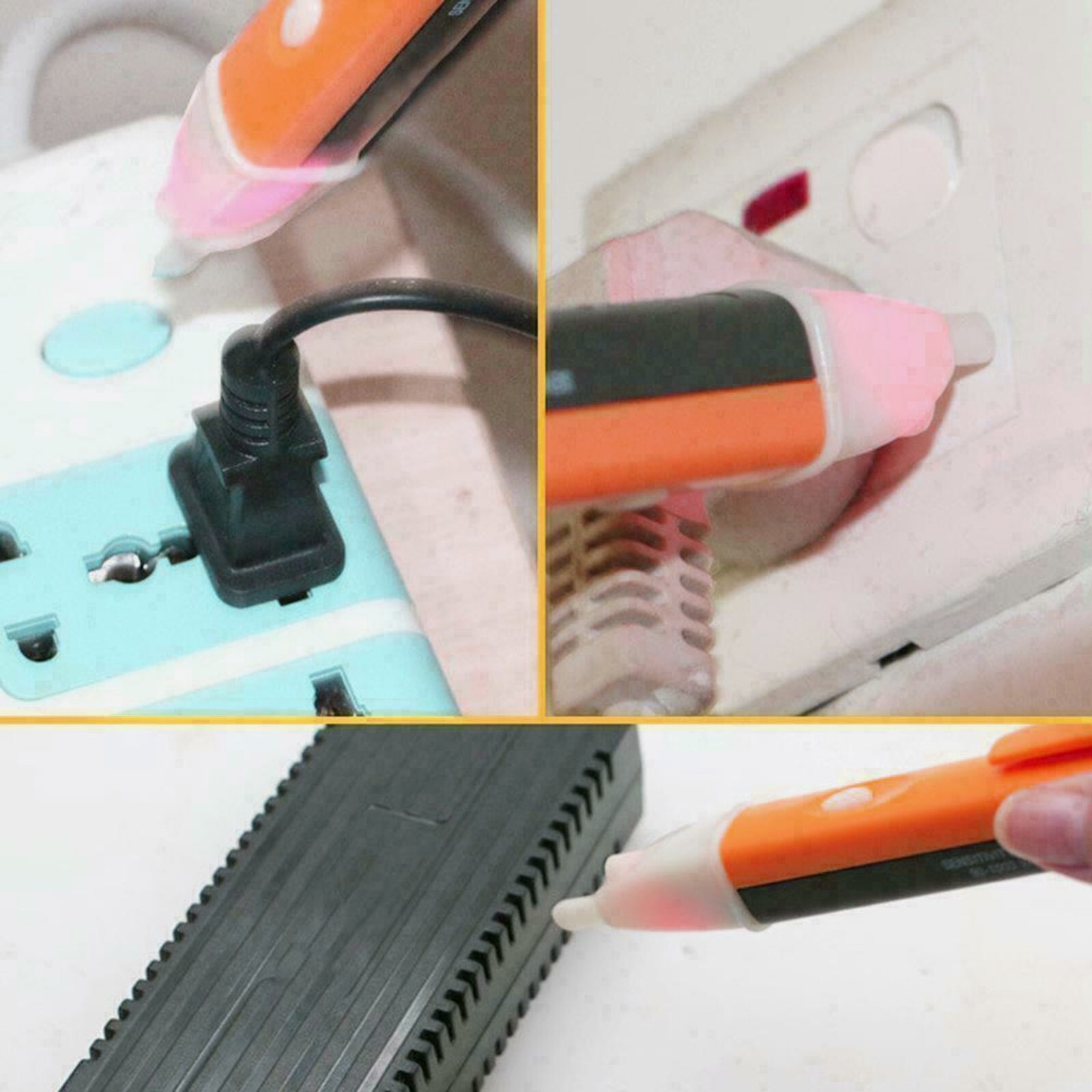 Voltage Electric Tester Volt Detector Test Pen AC DC Non-Contact Sensor 90-1000V