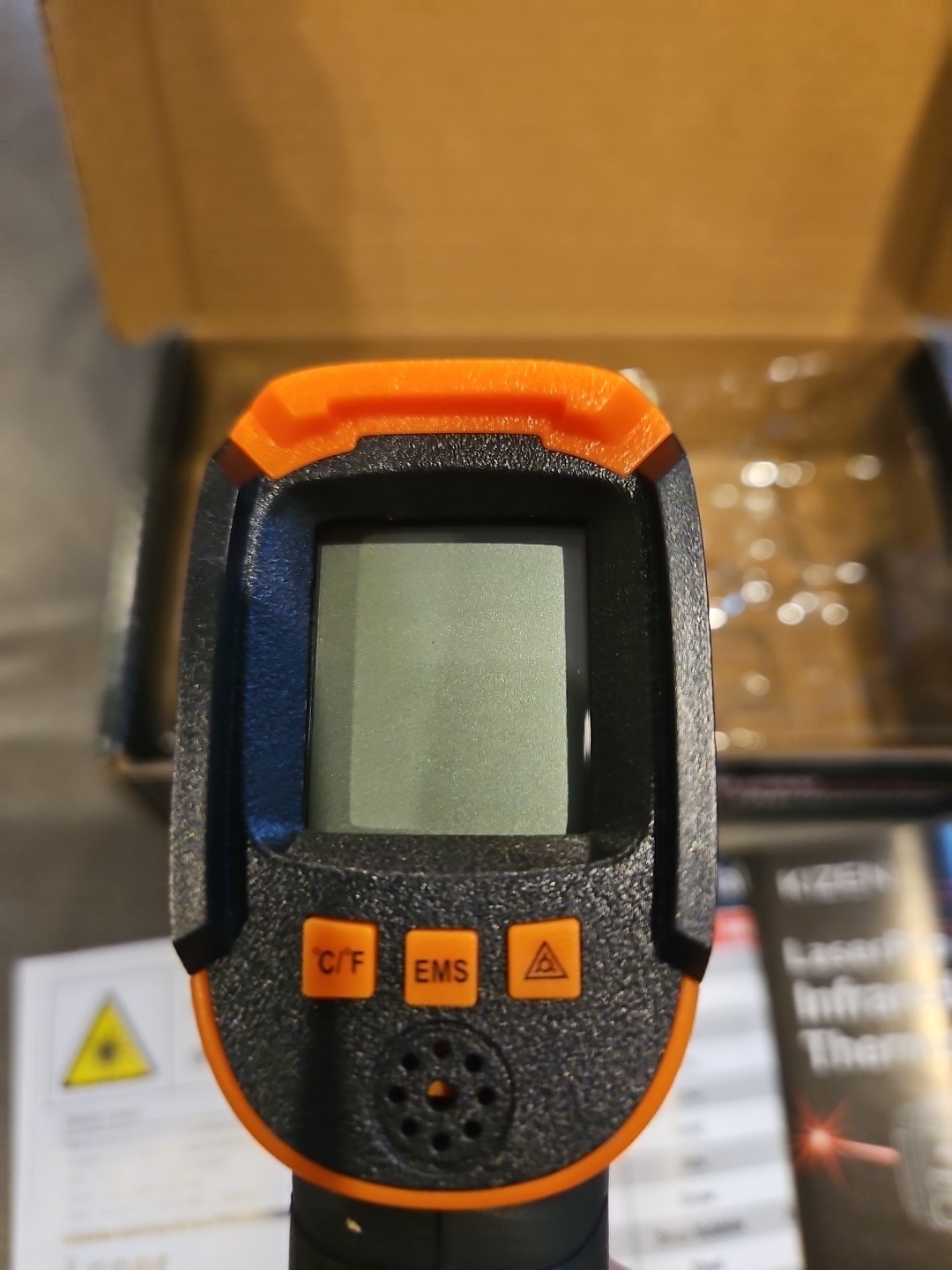 KIZEN Infrared Thermometer LaserPro LP300 Handheld Temperature Gun Orange