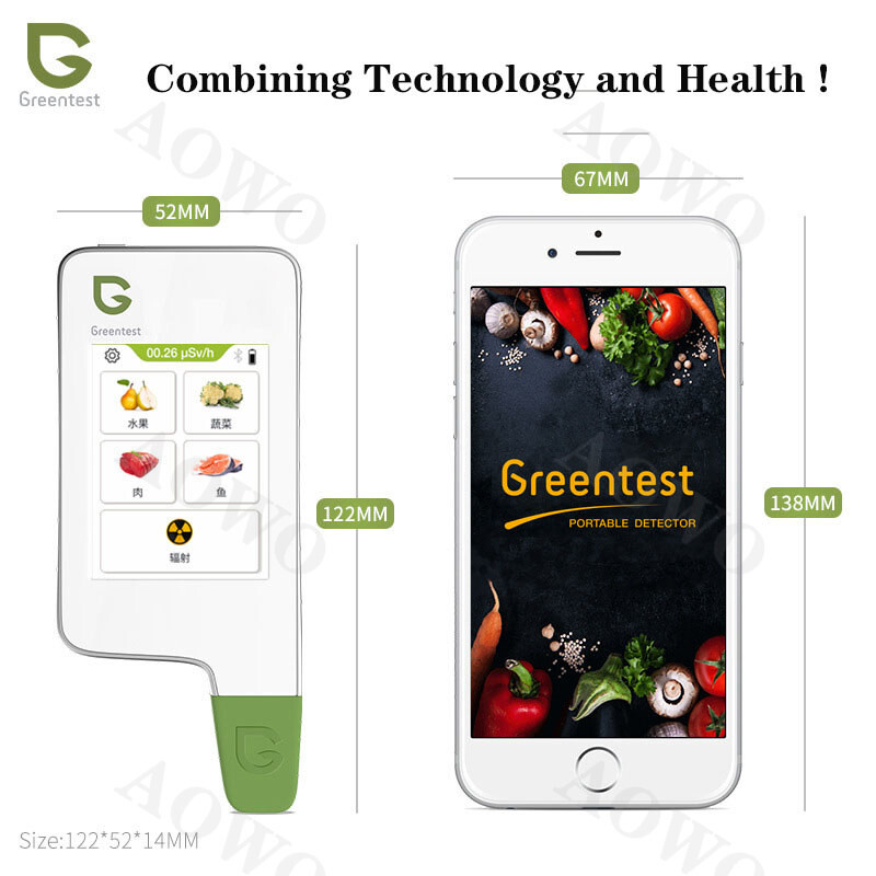 Greentest Eco 4 Nitrate Tester Radiation Geiger Counter English Dosimeter