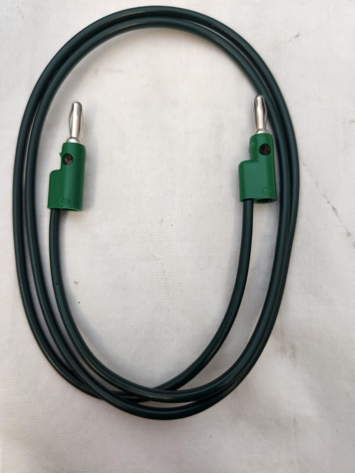 Pomona B-36-5 Stacking Banana Plug Patch Cord, Green, 36 In.