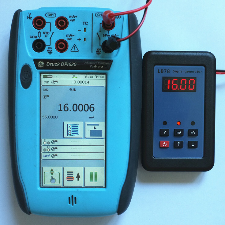 LB78 4-20mA Resistance Current Voltmeter Signal Generator Source Calibrator PLC