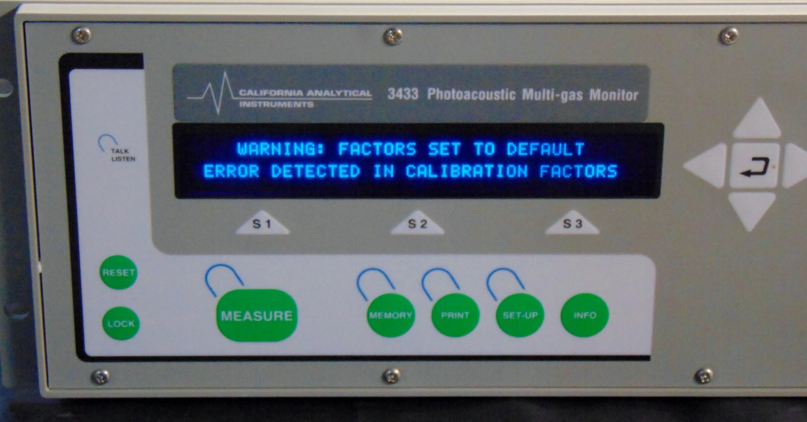Innova Model 3433 Photoacoustic Multi-Gas Monitor California Analytical 3433A