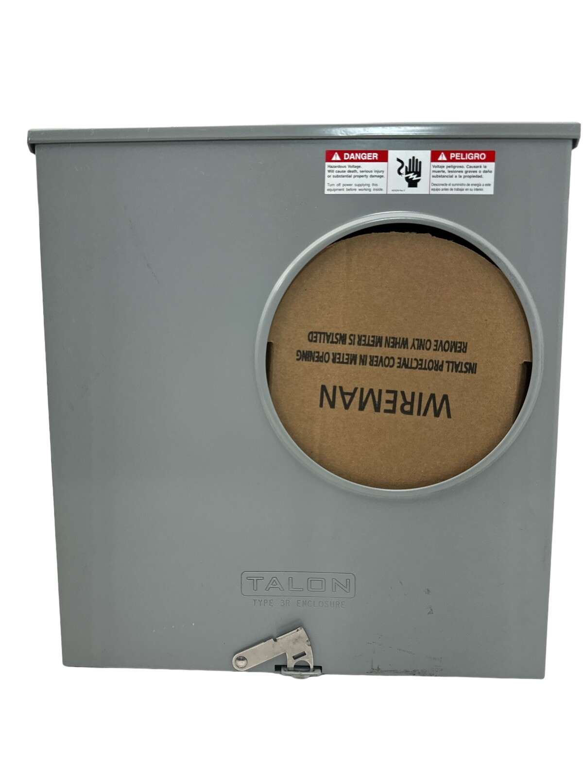 200A Ringless Type Meter Socket 4-Jaw 1Phase 3-Wire 600Vac Talon UAS877-PGF (OB)