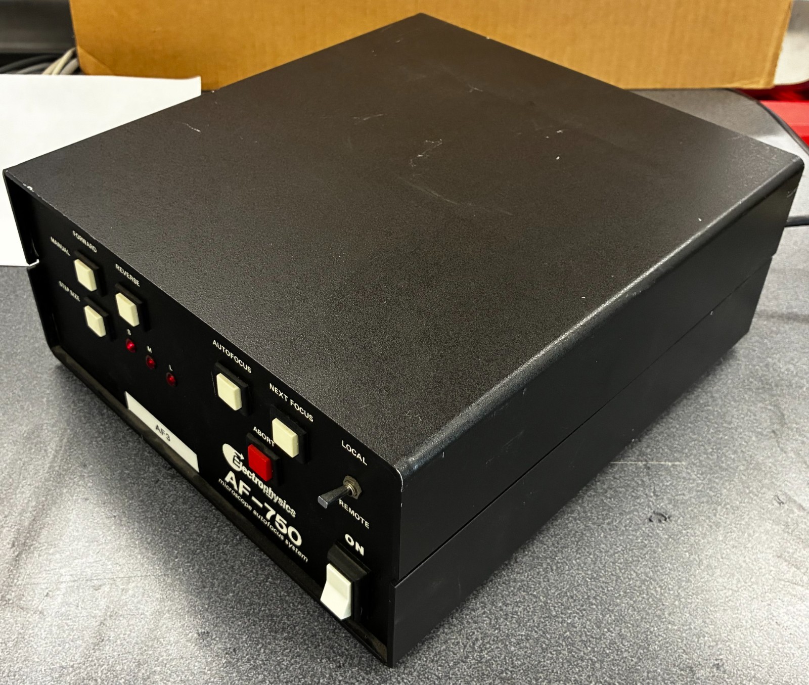 Electrophysics AF-750 Microscope Autofocus System SD 4003 200mm