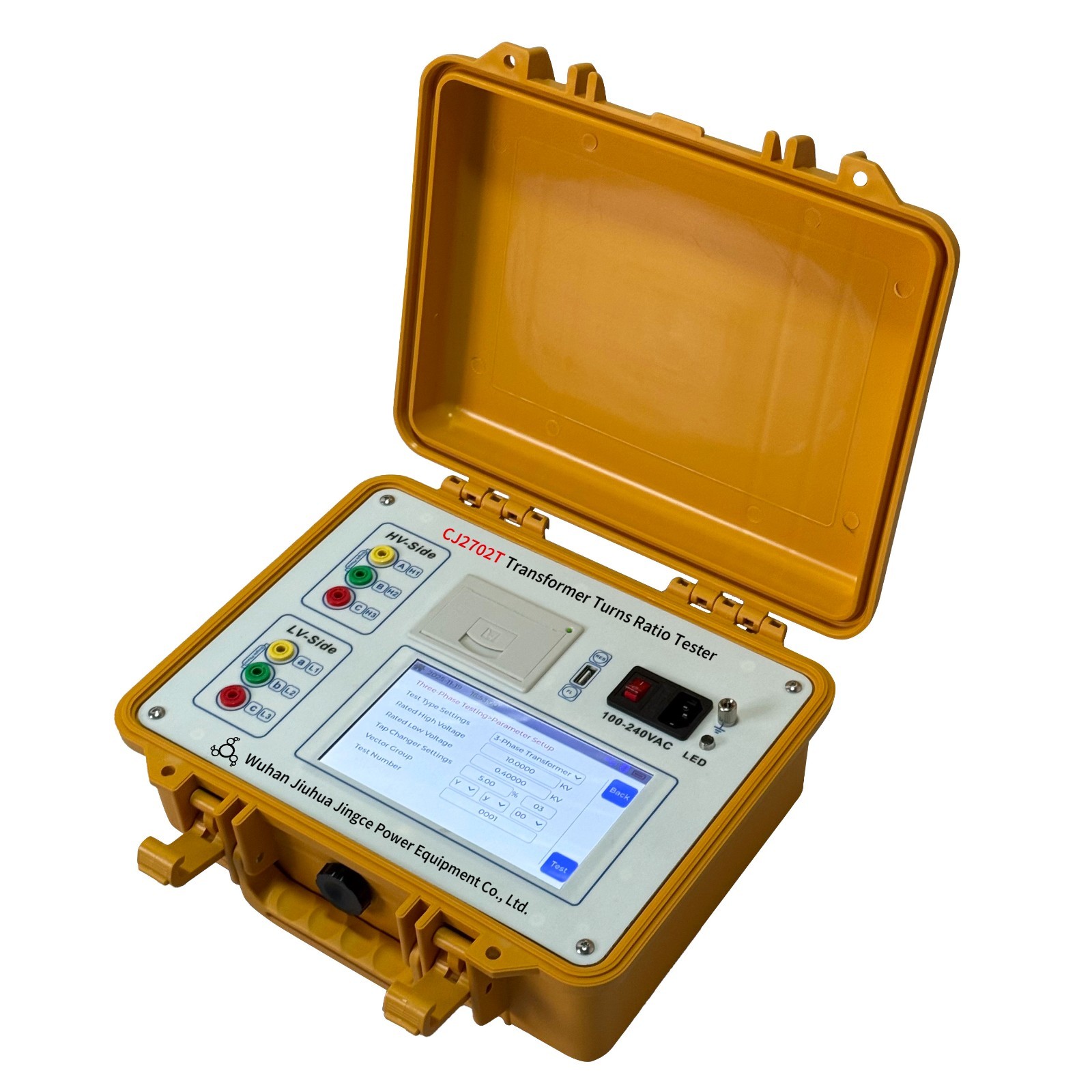JH2702T Transformer Turns Ratio Tester With English/Spanish/French/Portuguese