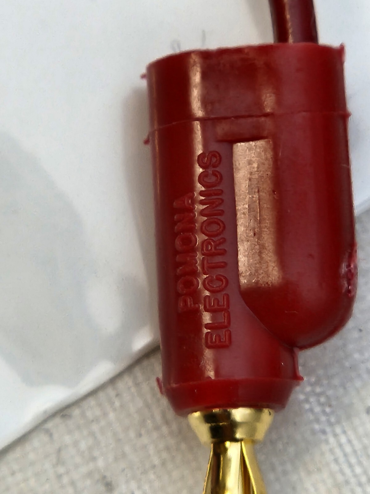 Pomona 1081-36-2 Miniature Banana Plug, Red, 36 In. PATCH CORD