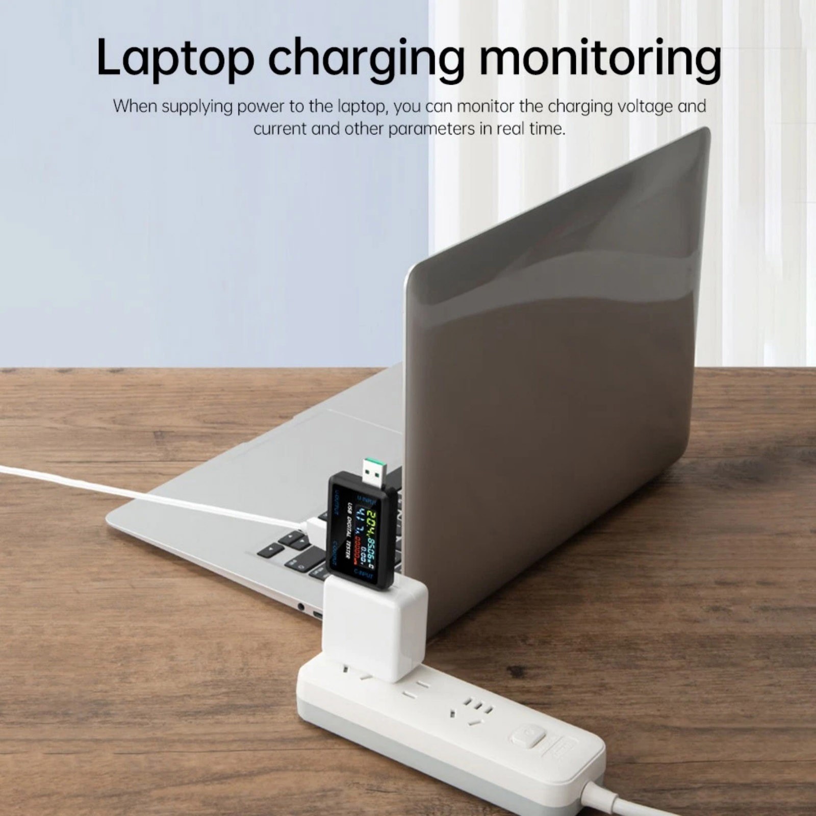 High Quality USB C Power Meter with LCD Display for Fast Charging Detection
