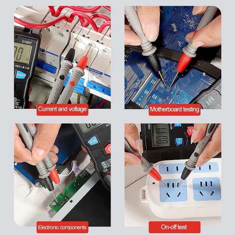Multimeter Hard Point Test Leads Set 1000V 20A Meter Probes