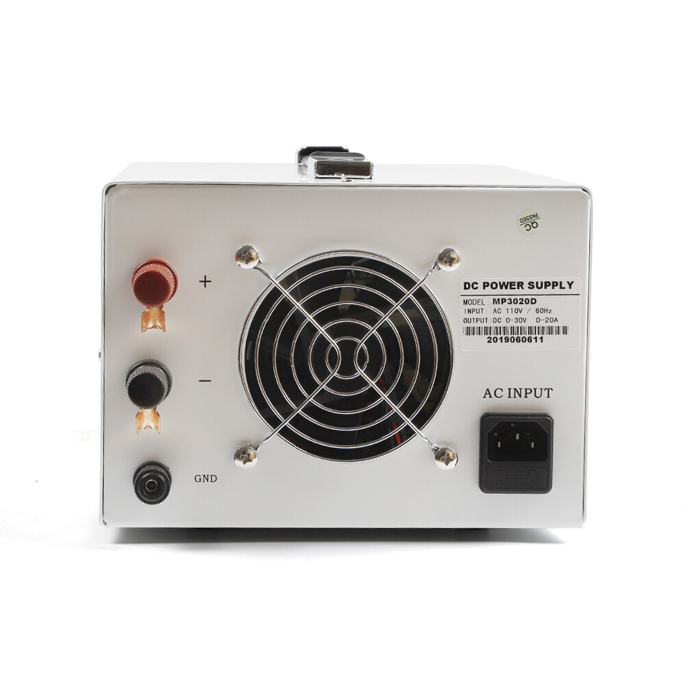 MP3020D 30V 20A DC Power Supply Variable Adjustable High Precision Digital Cord