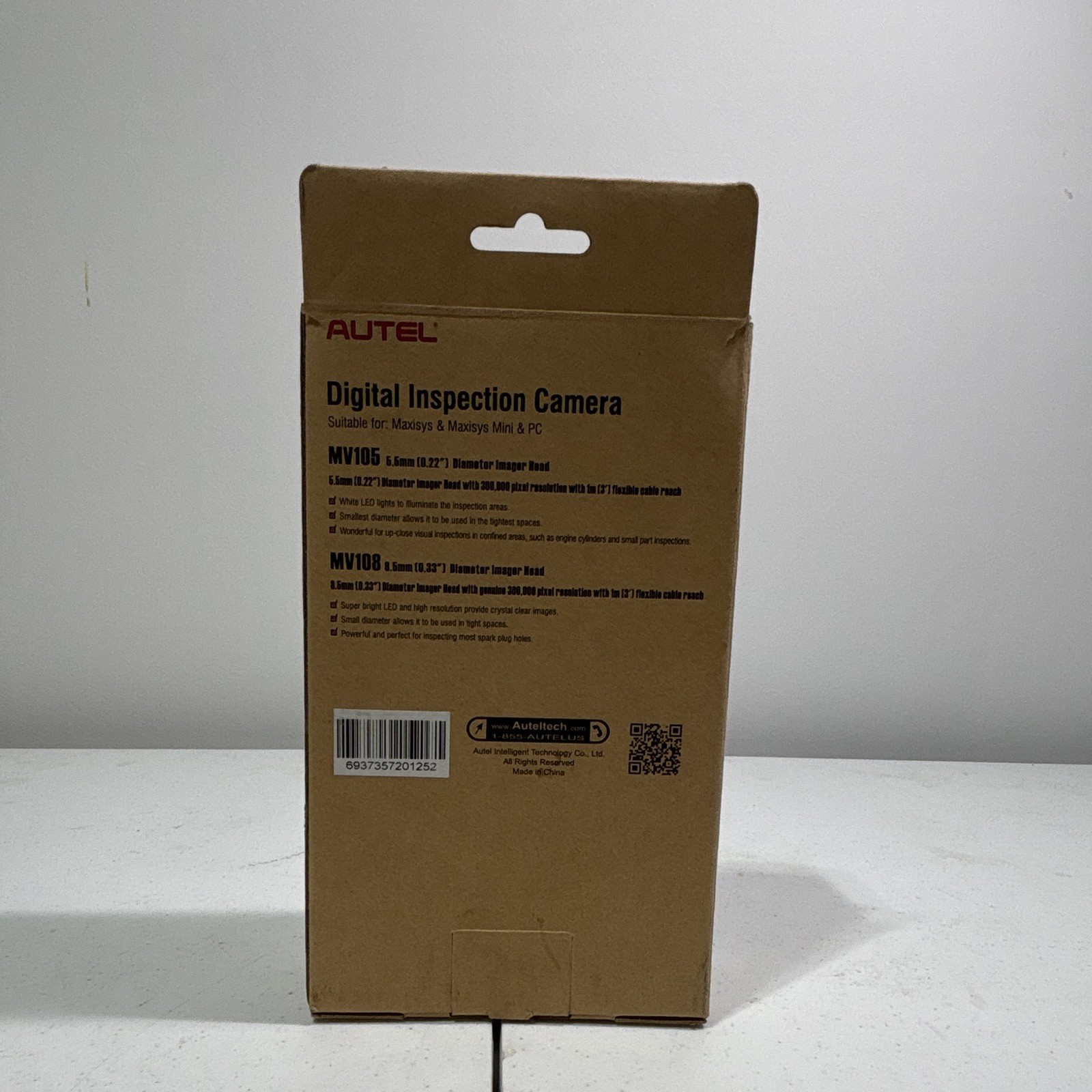 Autel Digital Inspection Camera MV105/MV108 0.3MP 5.5mm 1m Semi-Rigid USB