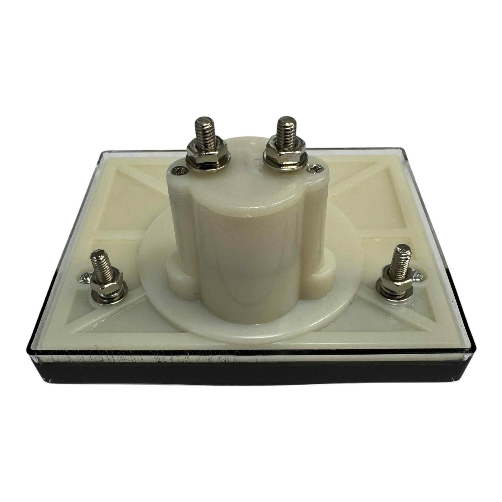 Rectangular DC Panel Meter Voltmeter 0–10000V, 4×3.5″ High Voltage Meter 10kv