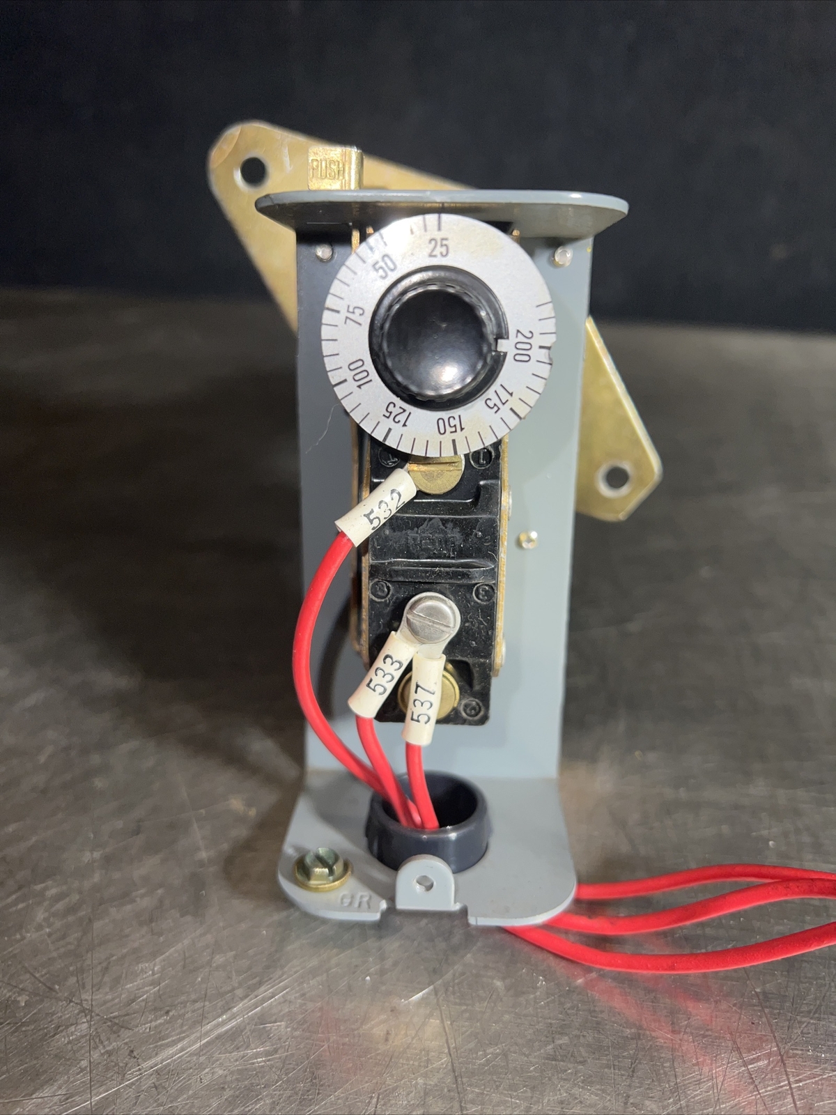 PENN A25AN-1 WARM AIR LIMIT CONTROL ADJUSTABLE TEMP MANUAL RESET