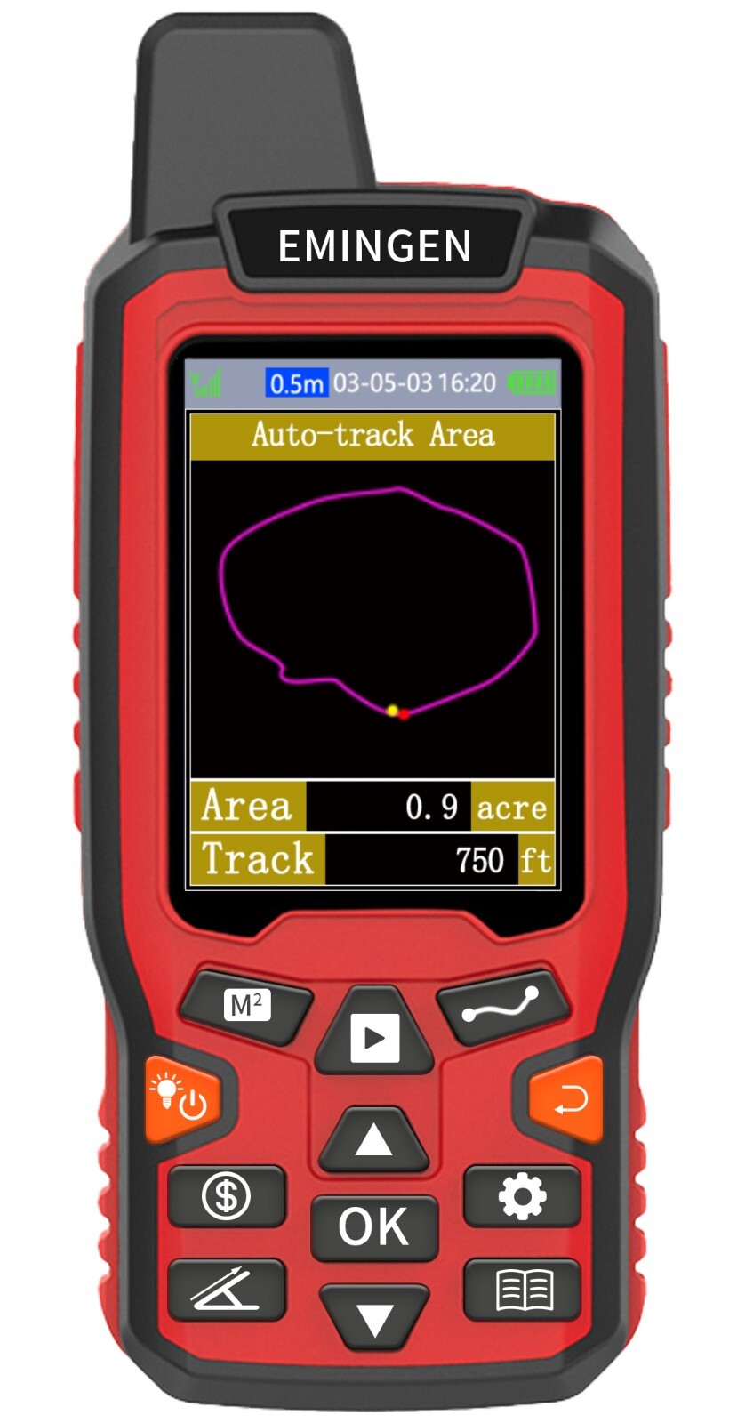 ZL180 GPS Land Meter Survey Equipment GNSS receiver Area Distance Tool