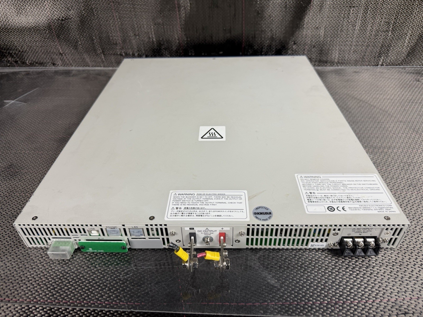 KIKUSUI PWX1500MH Programmable Power Supply 0-230V / 20A / 1500W *Ships Fast*