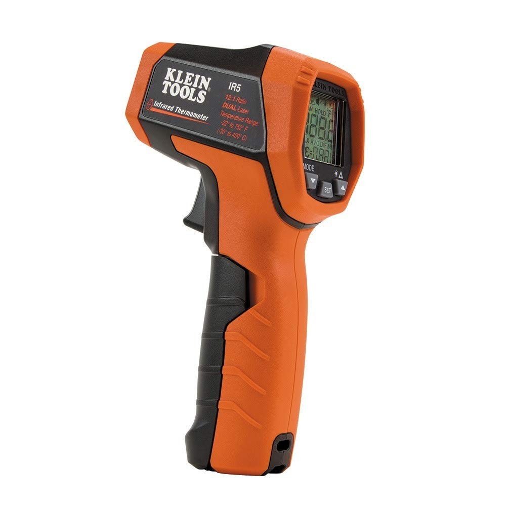 Digital Infrared Thermometer Gun with Dual Laser Targeting & Backlit Display