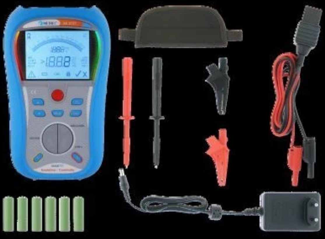 Metrel MI 3121 Megohmmeter Insulation/Continuity Tester 50-1000V 0.01MΩ-199.9GΩ