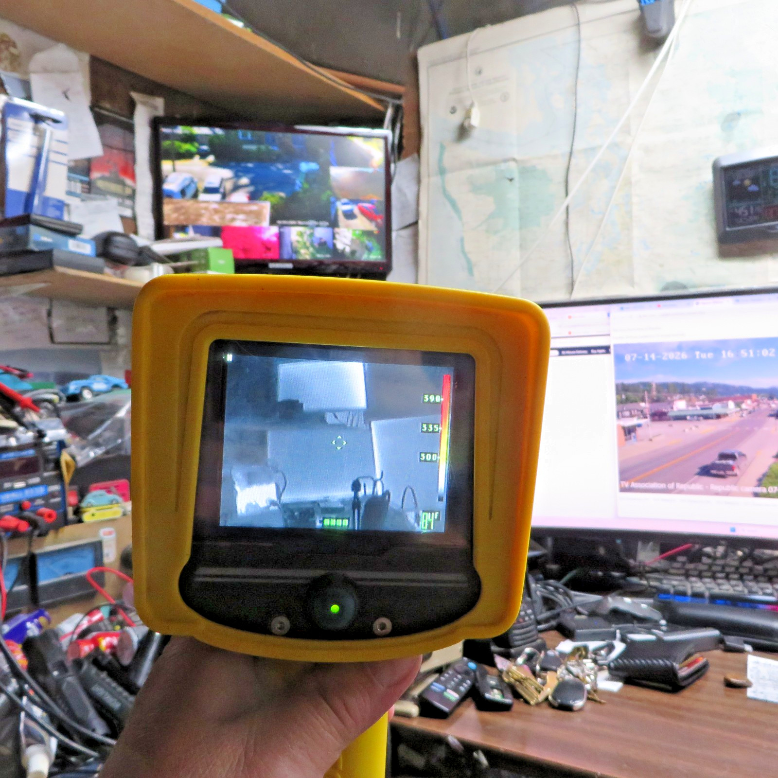 Scott x380 Handheld Thermal Imager w/truck charger 384×288 Hi Res. No battery