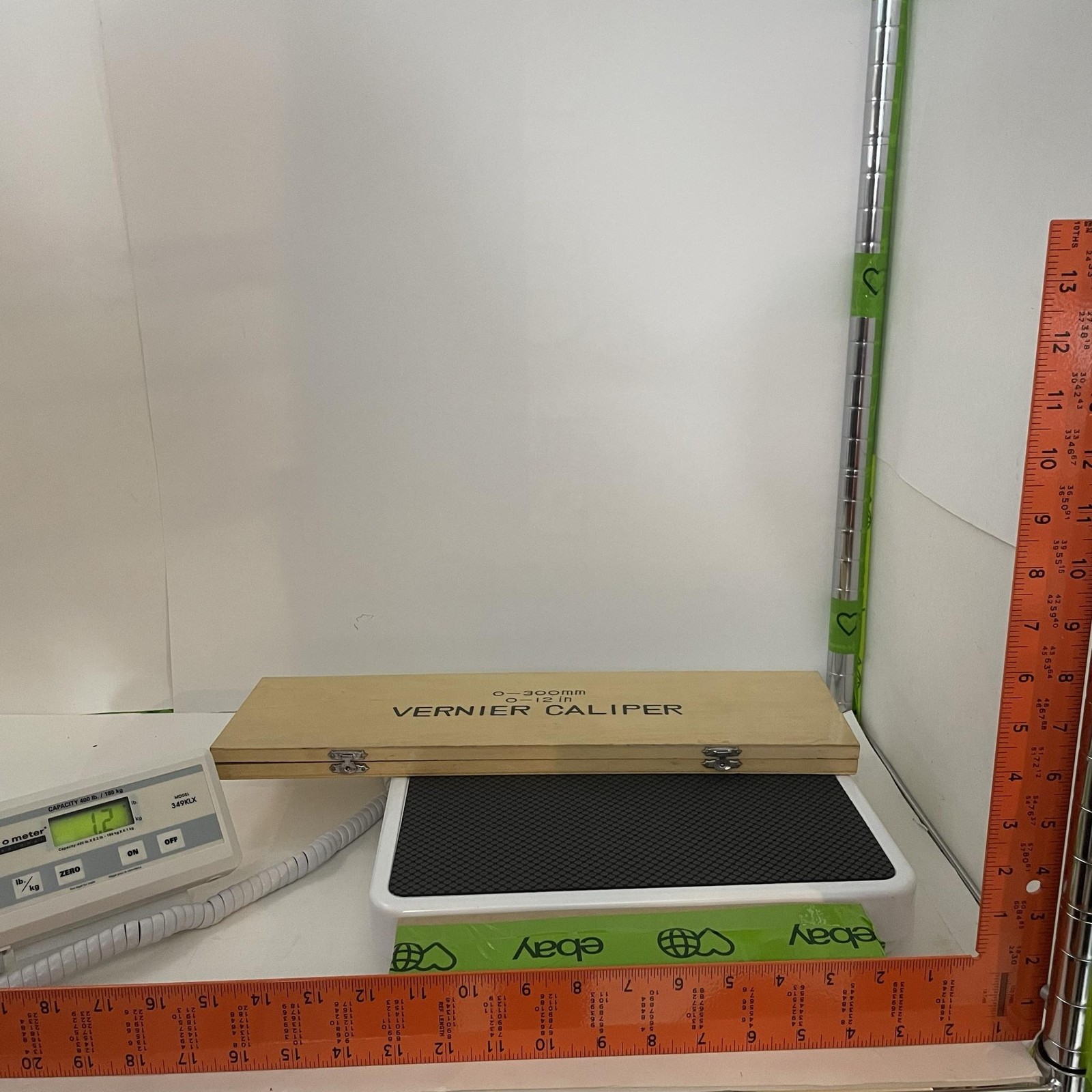 Stainless Vernier Aerospace Caliper 0-300mm 0-12in Wood Case Precision Measuring