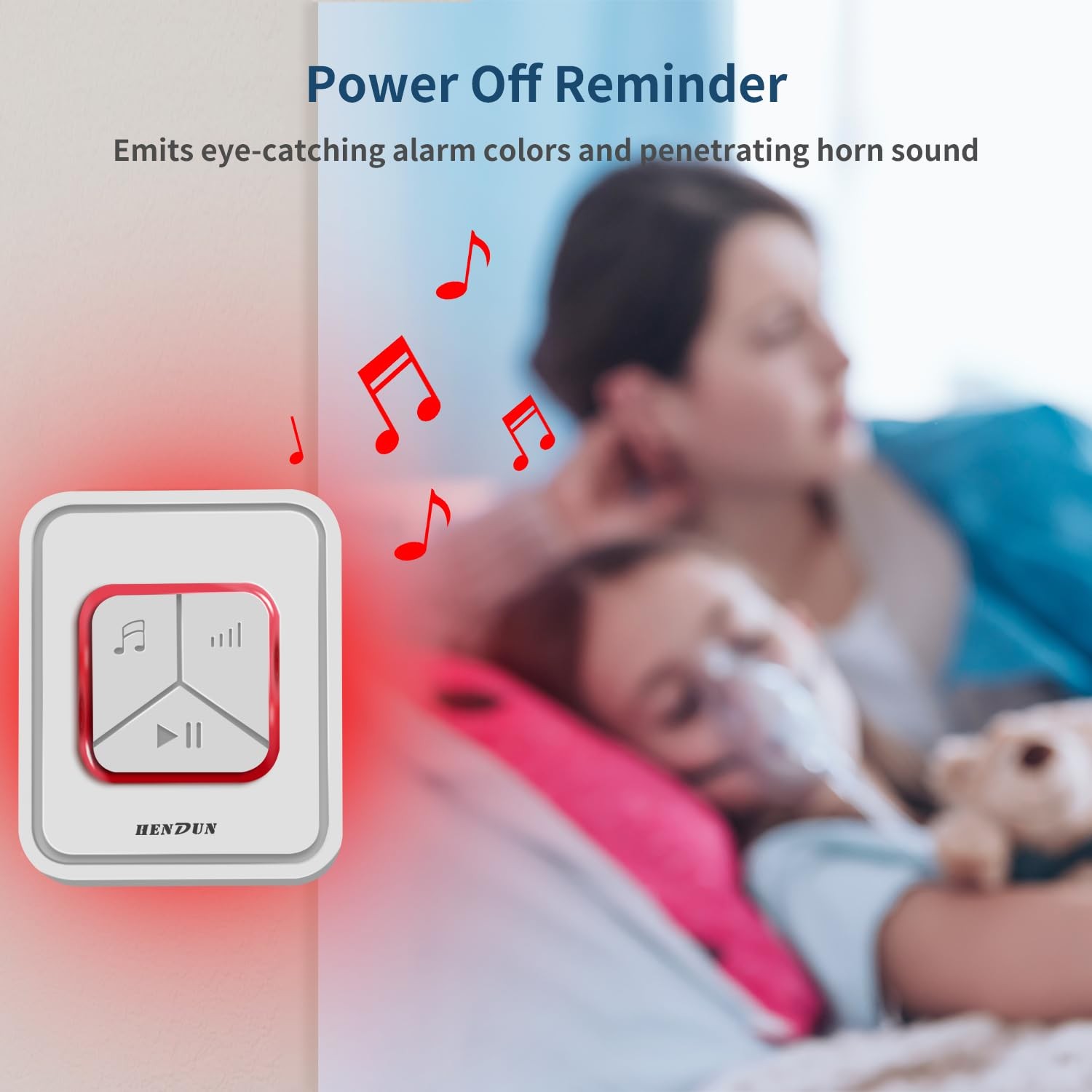 Hendun Upgraded Power Failure Alarm, GFCI Circuit Failed Blue,Green,Red