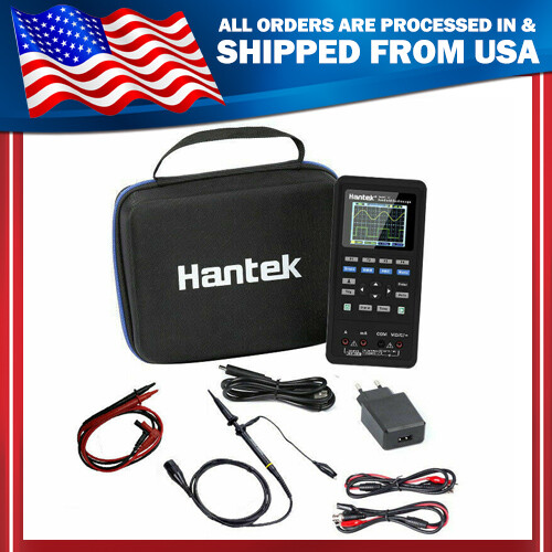 US Seller Hantek 2C72 Digital 2in1 2CH Oscilloscope+Multimeter 70MHz Bandwidth