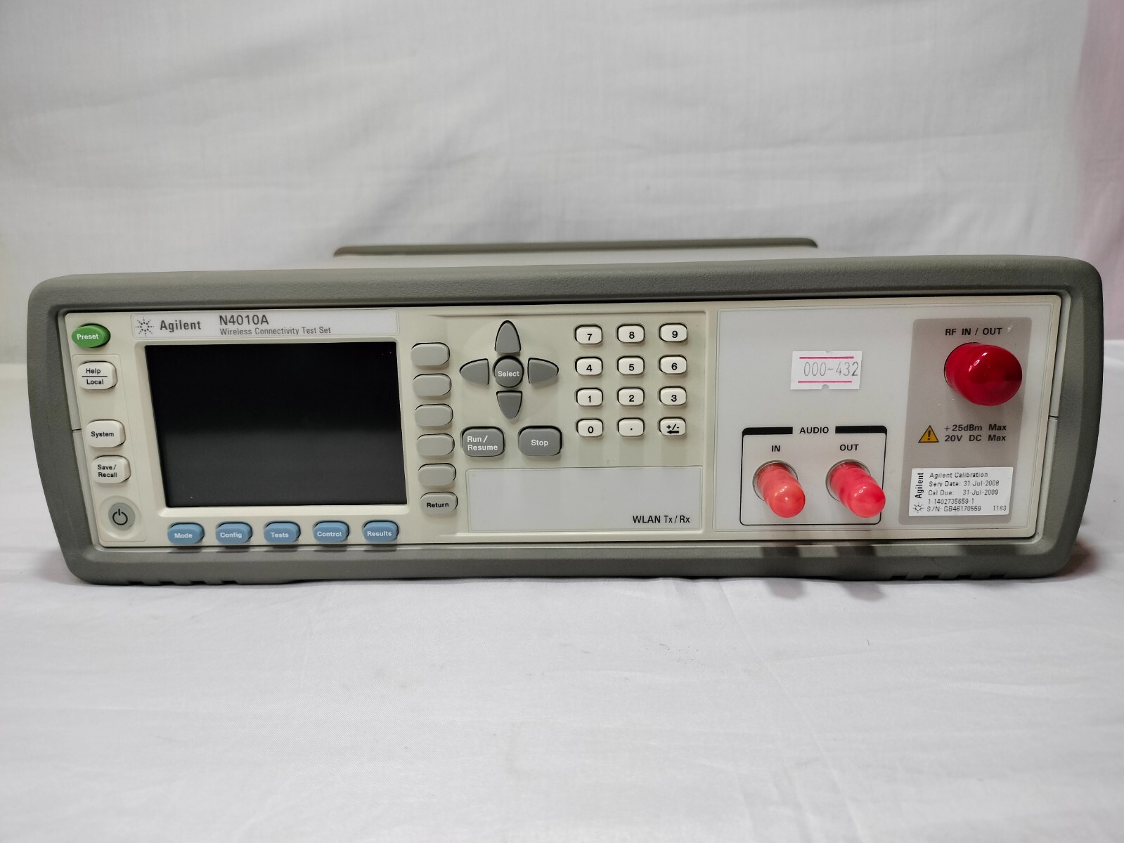 HP Agilent N4010A Wireless Connectivity S/N:GB46170559 Made in Malaysia