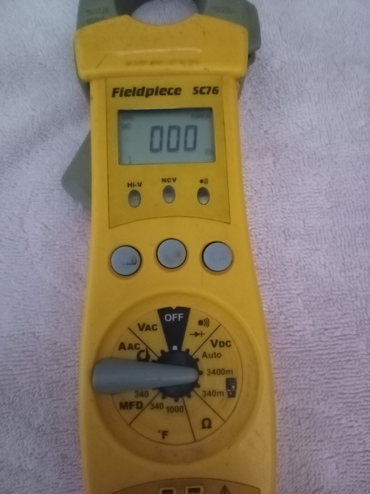 Fieldpiece SC76 HVAC/R Clamp Meter Temperature & Capacitance Tested