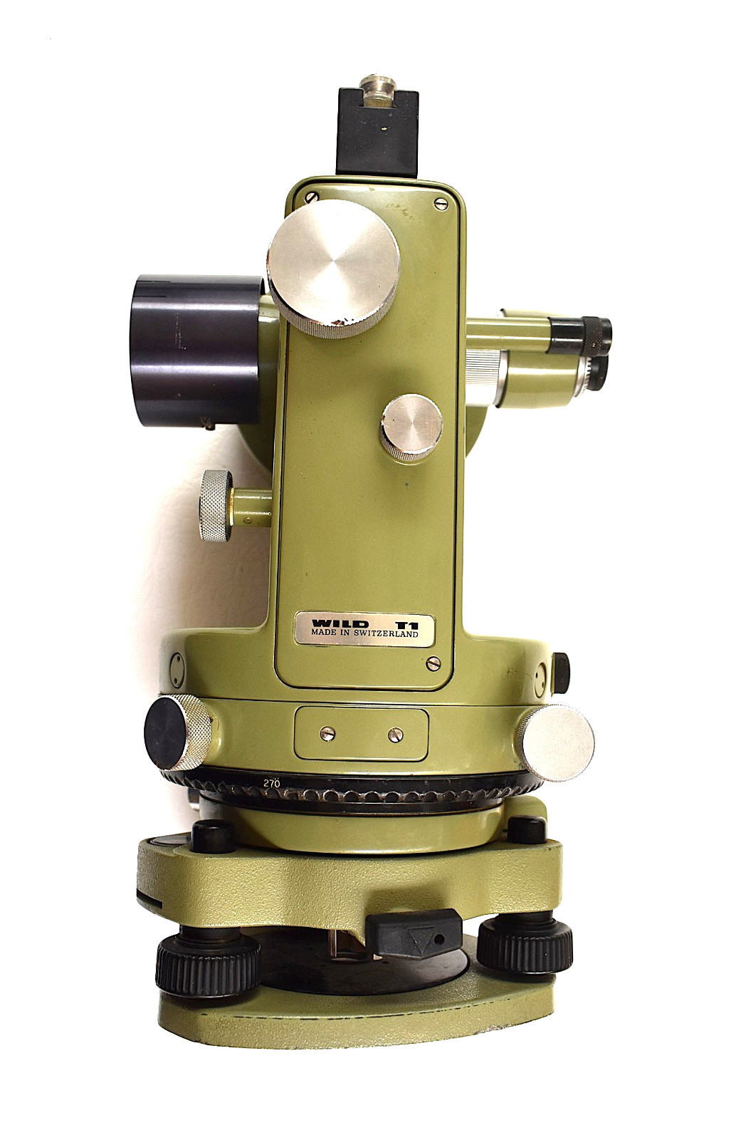 Wild Heerbrugg Theodolite T1 Survey Instrument w/Travel Case Switzerland
