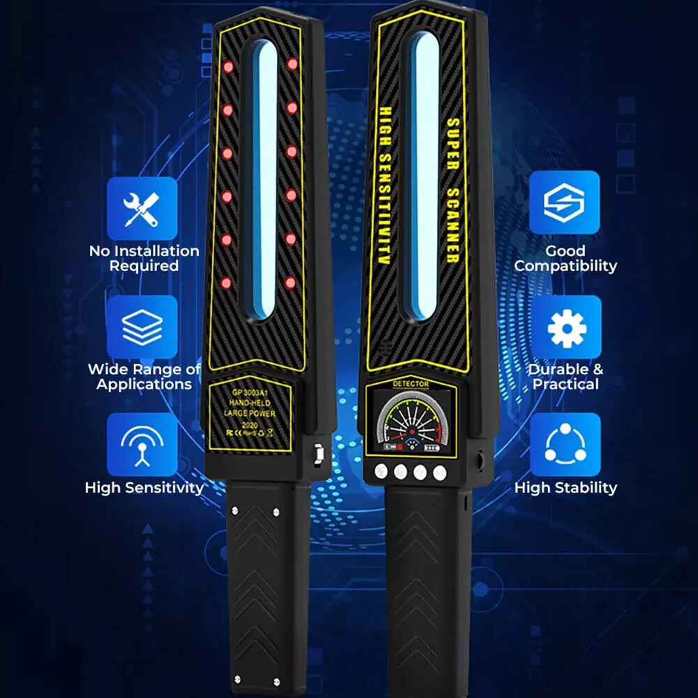 S699 Handheld GPS Detector Camera Bug Detector 1-8000MHz RF Detector ScannerdJ