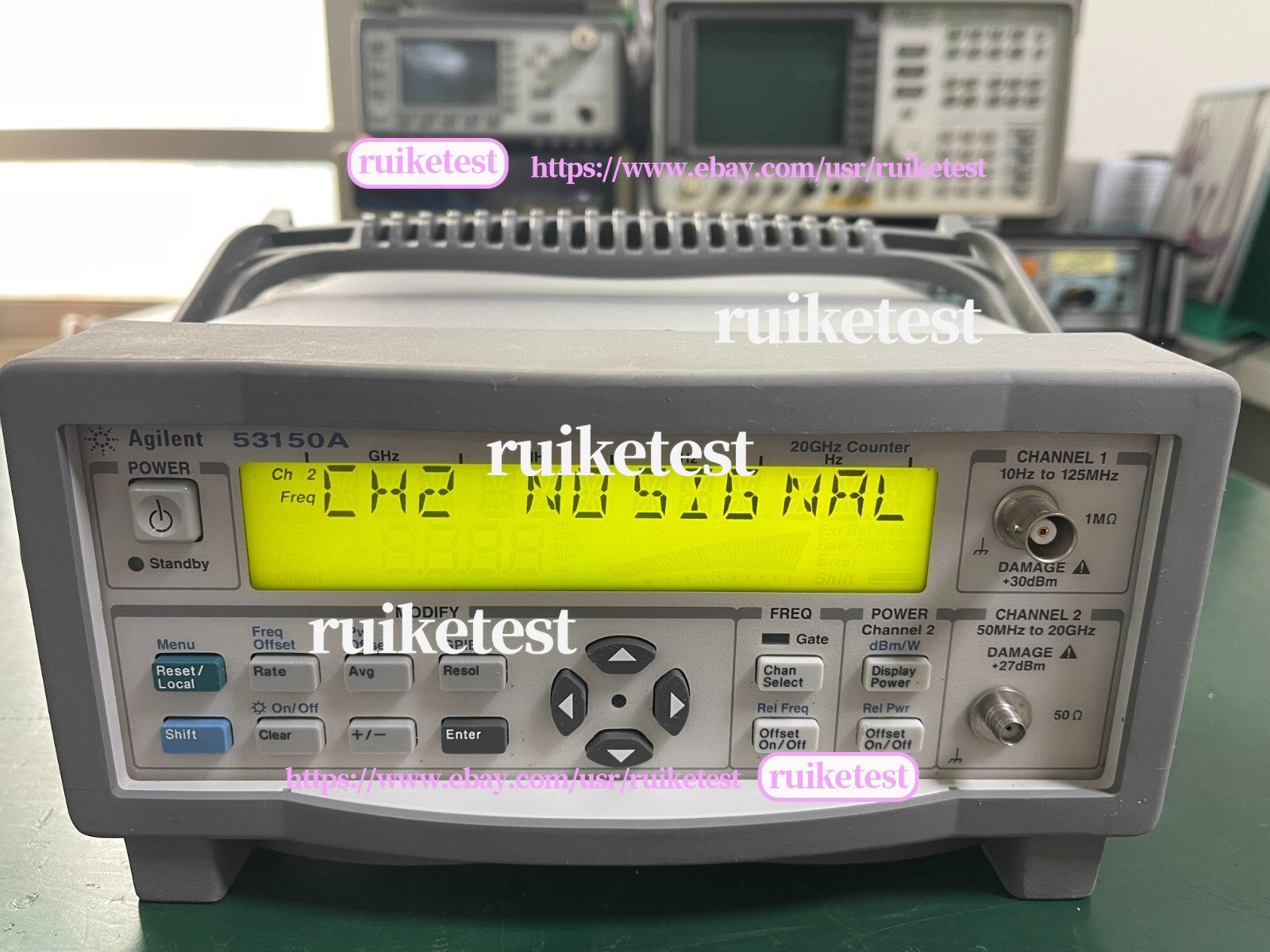 Agilent Keysight 53150A 10Hz-20GHz CW Microwave Frequency Counter _1097