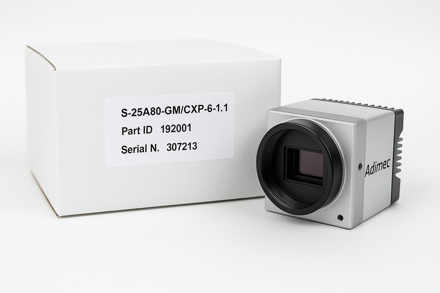 Adimec S-25A80-GM/CXP-6-1.1 Industrial Camera – ID 192001 SN: 307213 – Brand New