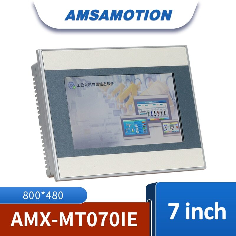 AMSAMOTION 7” 4.3″ Inch HMI Touch Screen Compatible with MT8071IE Control Panel