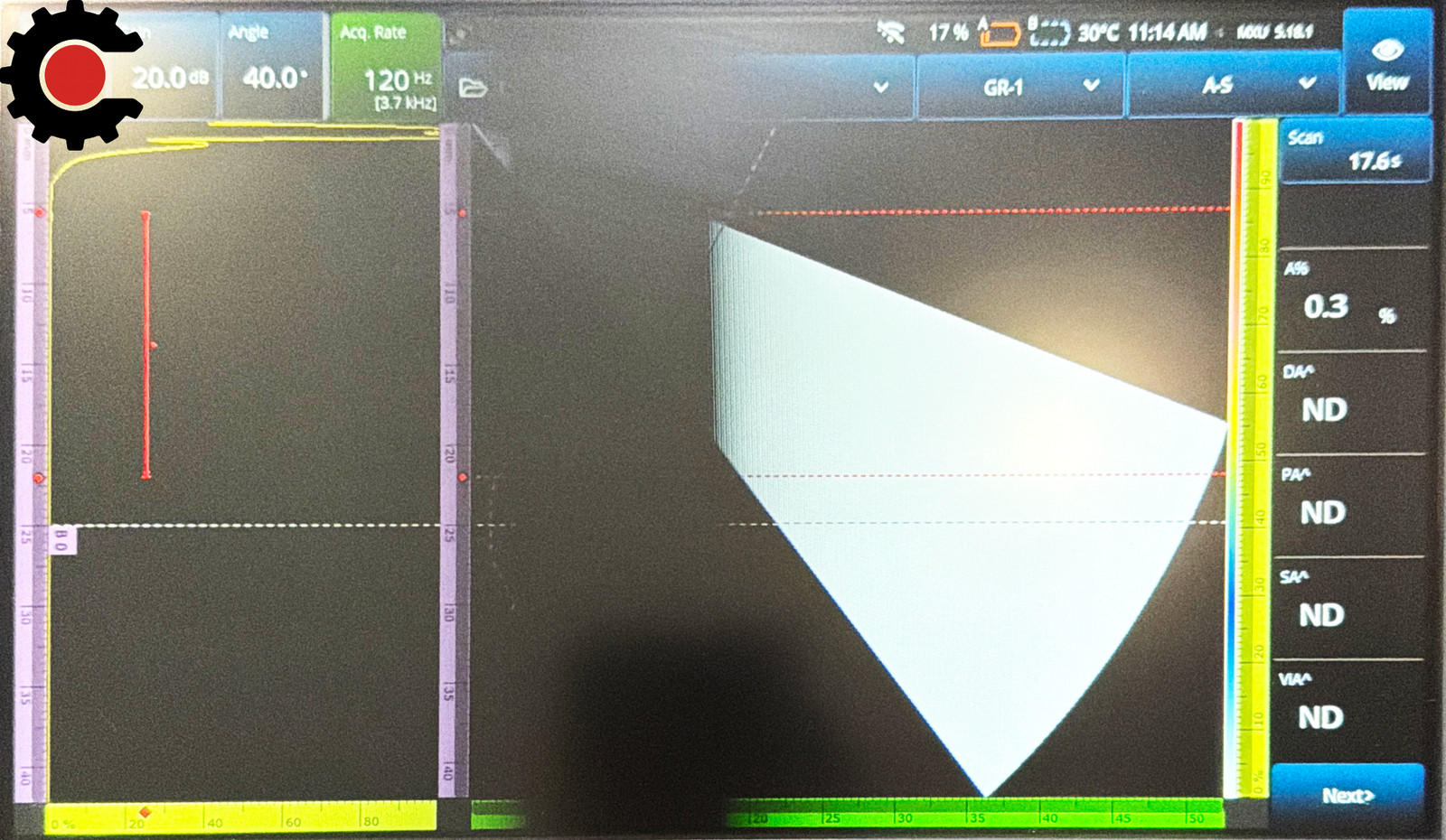 Olympus Evident OmniScan X3 16:64 Phased Array Flaw Detector