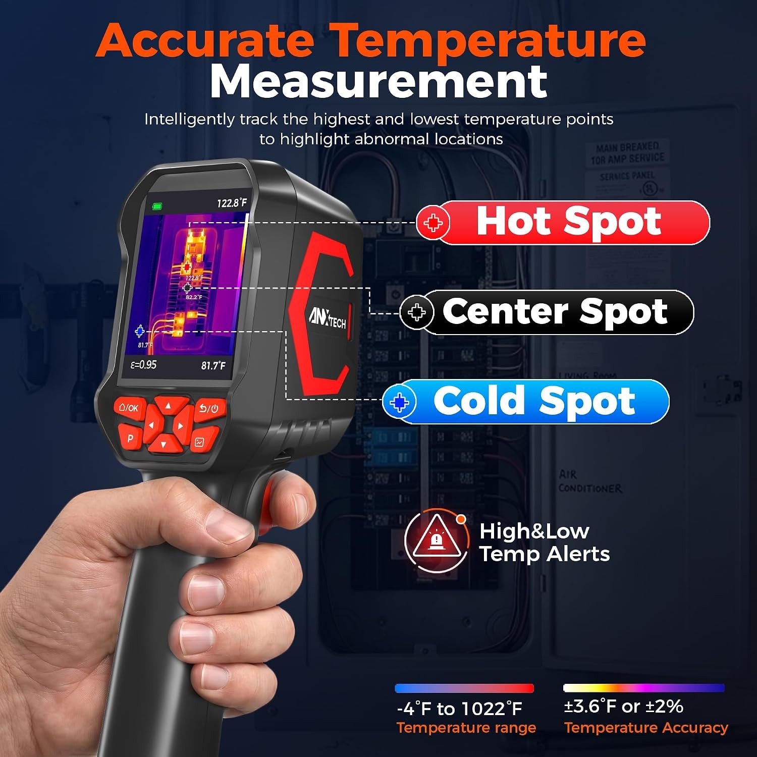 ANXTECH Infrared Thermal Camera TISR 192*192 Handheld Thermal Imaging