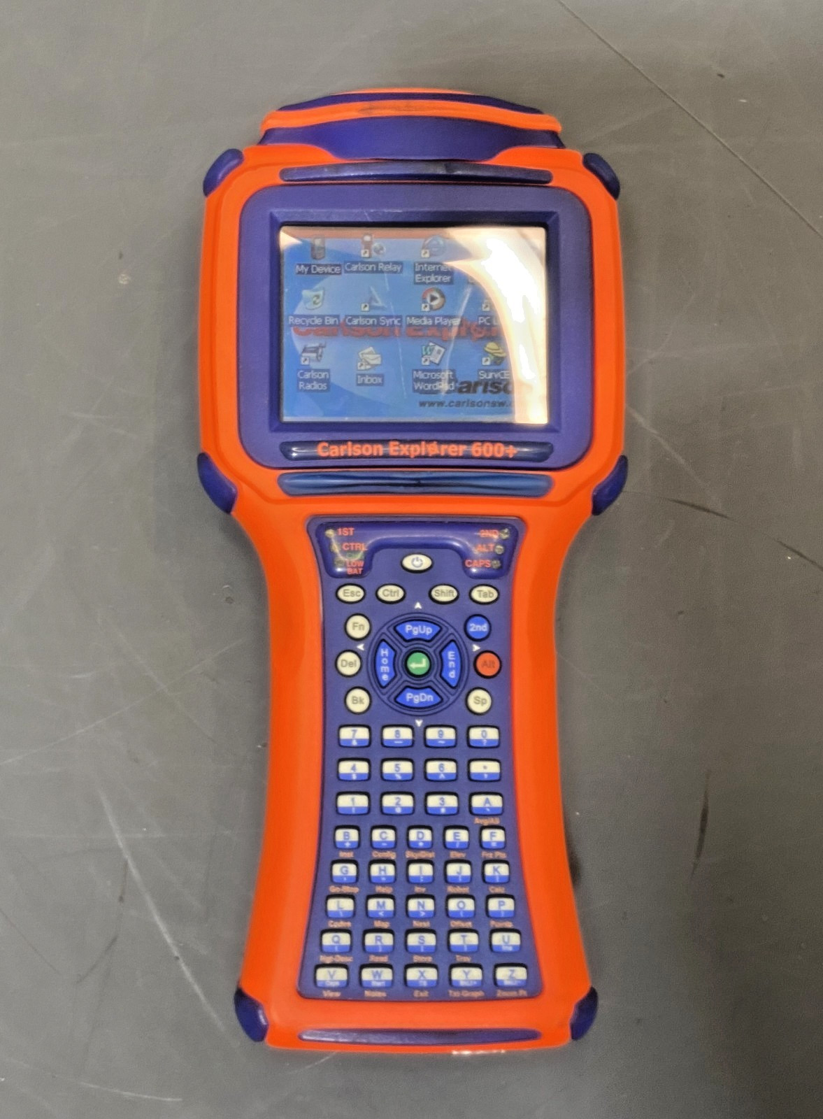 Carlson Explorer 600+ Handheld Field Computer And Data Collector Power Tested