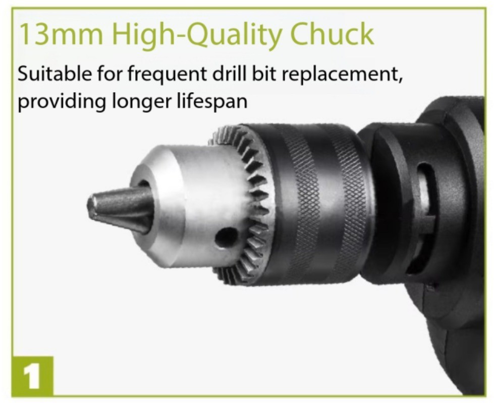 Industrial-Grade Corded Compact Hand Drills and Electric Screwdrivers