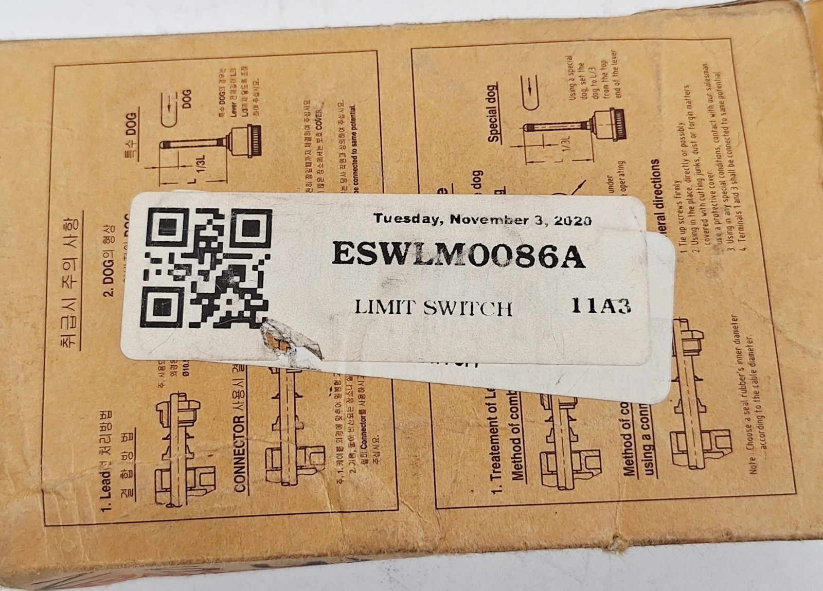Honeywell SZL-WLC-A Limit Switch 5A 240V AC