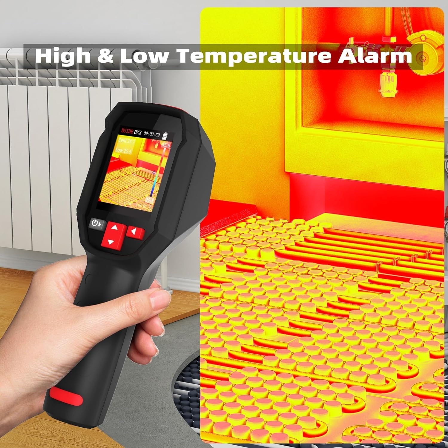 240 x 240 Resolution Handheld Infrared IR Camera, 15 Thermal Palettes with 32…