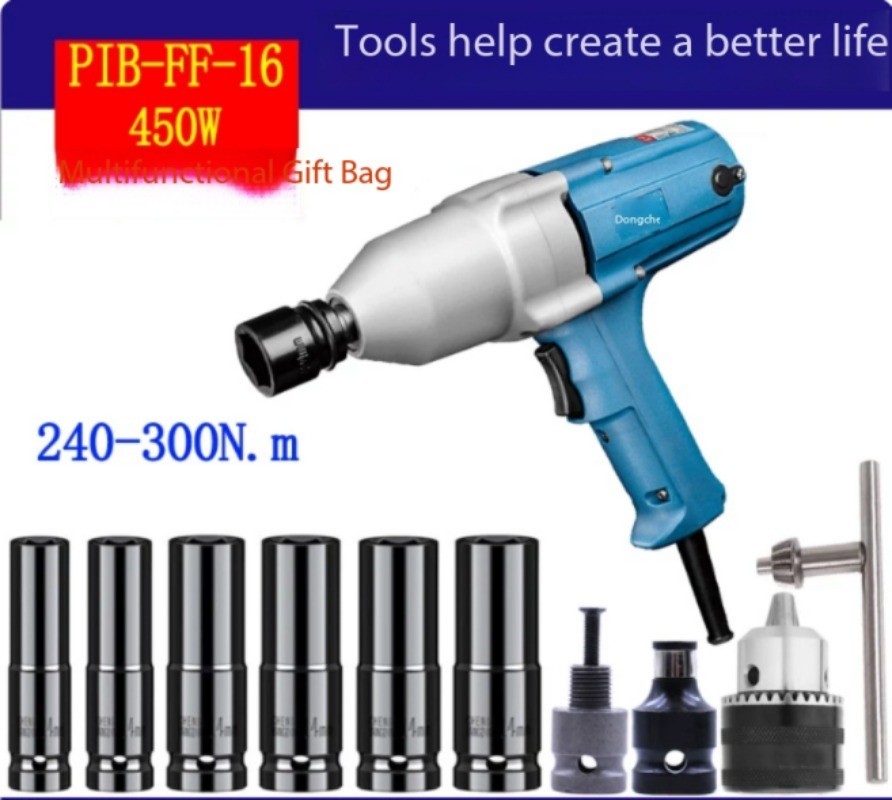 Corded Electric Impact Wrench – High Torque Handheld for Auto & Machine Repair